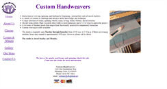 Desktop Screenshot of customhandweavers.com