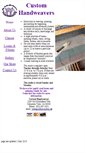 Mobile Screenshot of customhandweavers.com