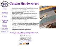 Tablet Screenshot of customhandweavers.com